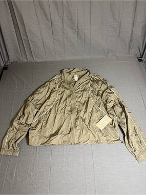 Avia Olive Windbreaker Jacket with Reflective Piping - Men